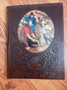 Time Life - The Forty-Niners Embossed Leather Brown Hardcover